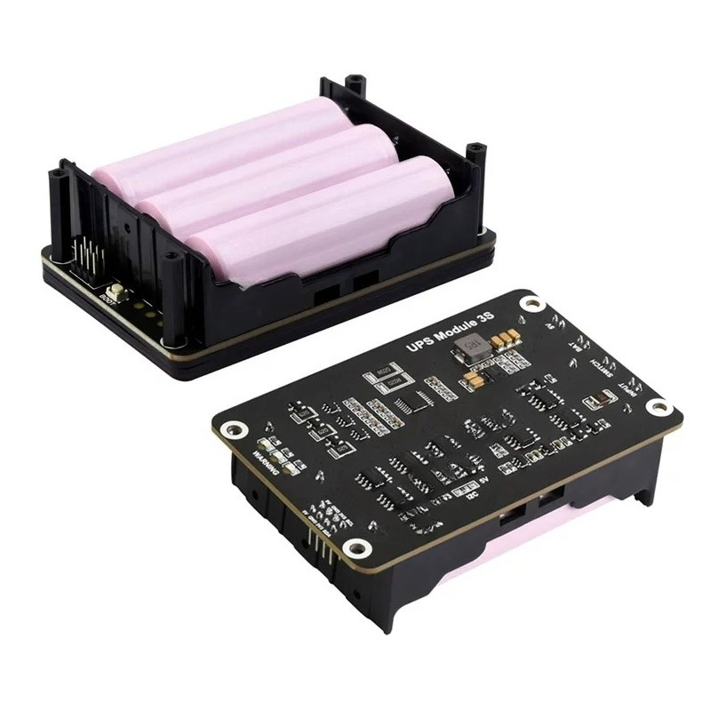 Raspberry Pi Uninterrupted Power Supply Ups 18650 - Raspberry Pi 5-serie, 3S-voedingsmodule, 3 18650-batterijen,