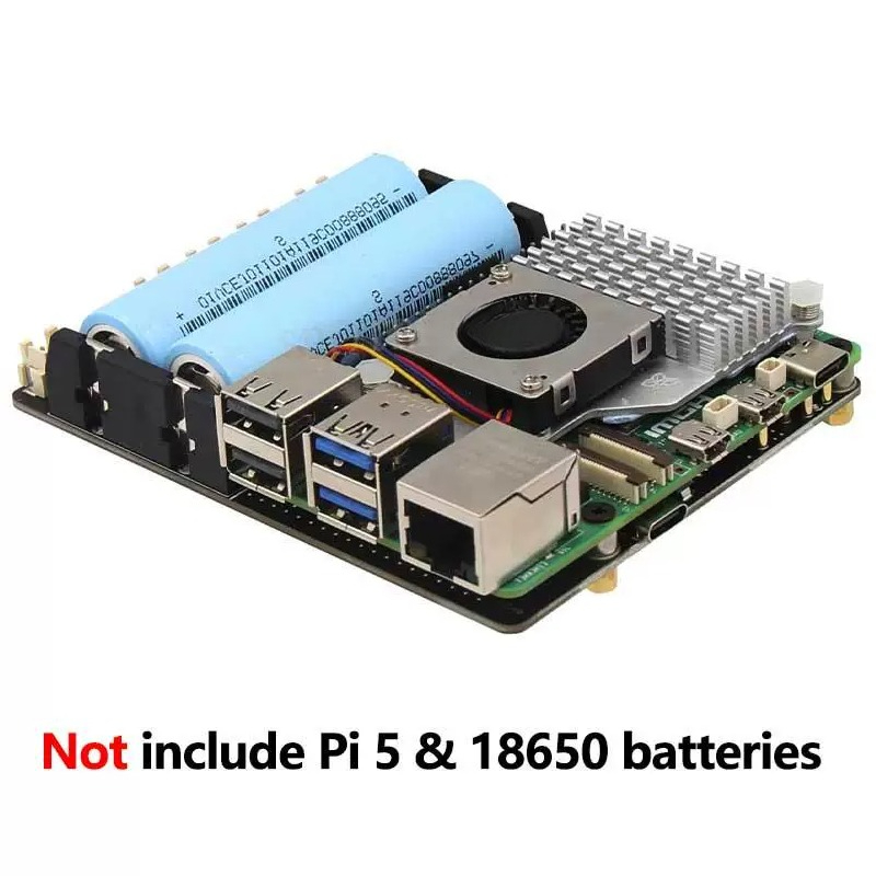 Raspberry Pi Uninterrupted Power Supply Ups 18650 - Raspberry Pi 5 X1201 UPS-uitbreidingskaart voor