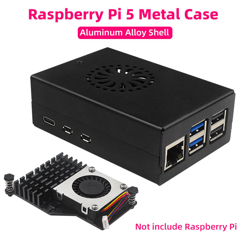 Raspberry Pi 5 metalen behuizi - Argon One V3 M.2 Nvme Case recensie en prijs